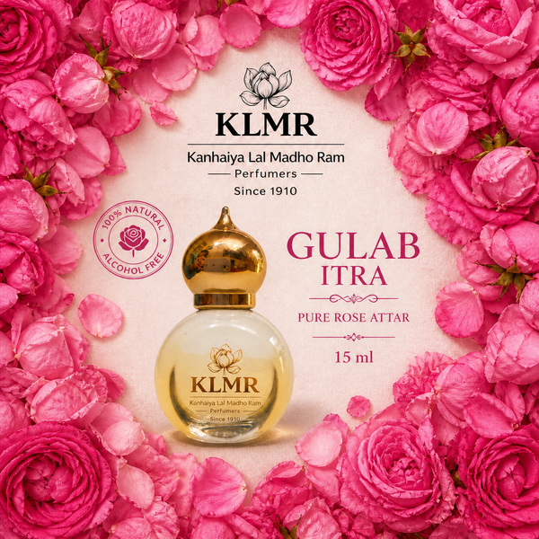 Natural Gulab Itra – Pure Rose Attar (15 ml)